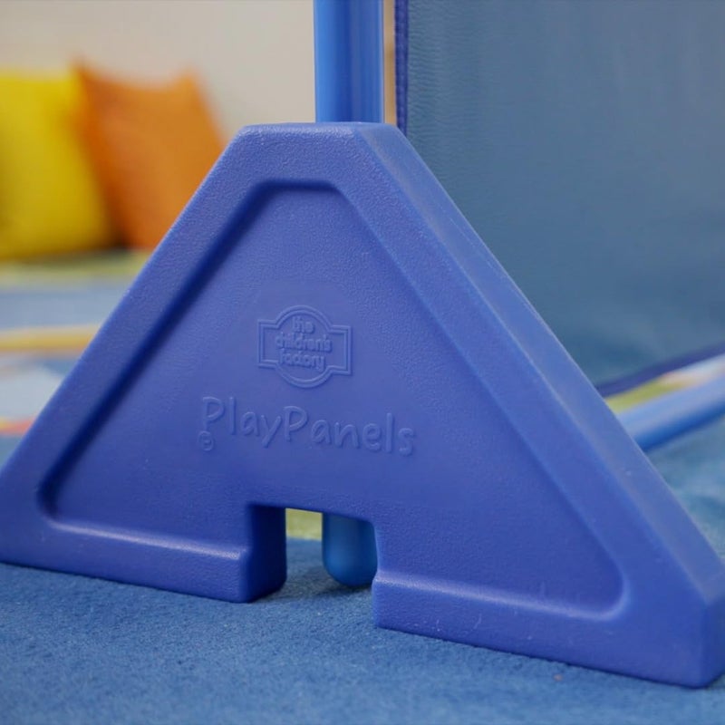 Children's Factory Replacement Cantilever Support Legs, Plastic Support Feet Compatible with PlayPanel Room Dividers, Blue - Image 3